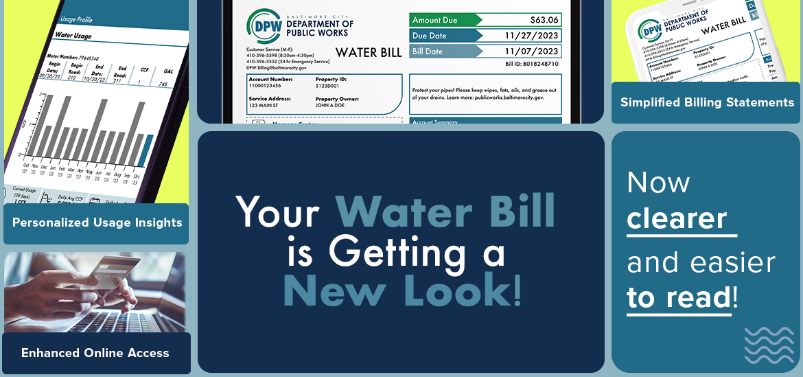 Your water bill is getting a new look! 